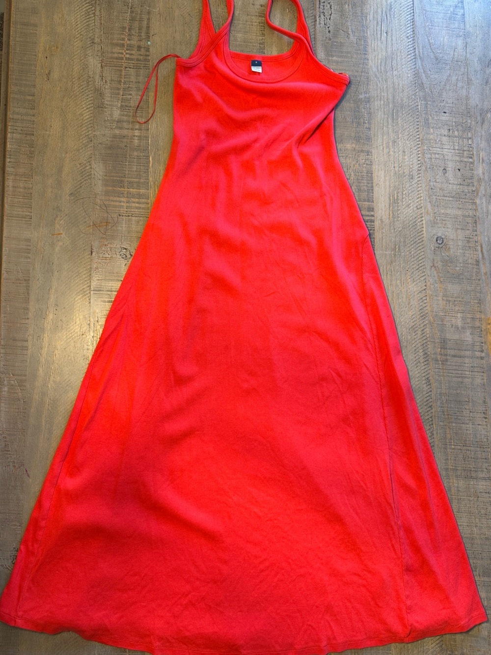 Old Navy Red Tank Maxi Dress
